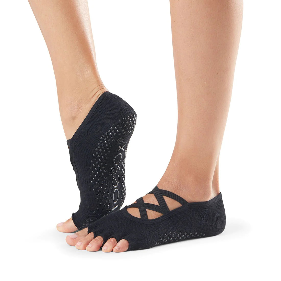 Toesox Half Toe - Elle Black